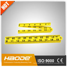 Plastic folding ruler